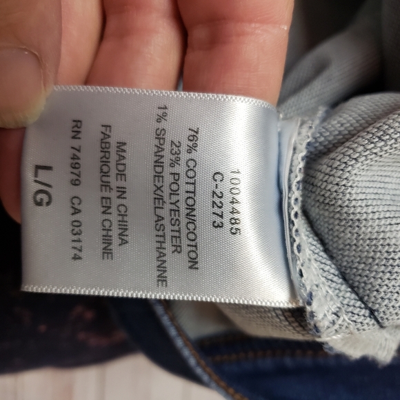 Parasuco cropped stretch jean jacket Size Large - Picture 8 of 9